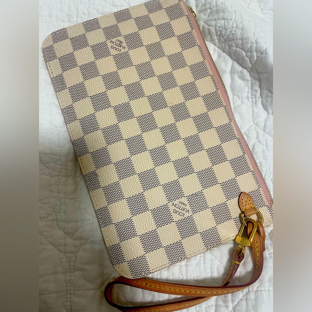 COPY - LOUIS VUITTON Monogram Bucket PM Accessory Pouch LV Auth am5055